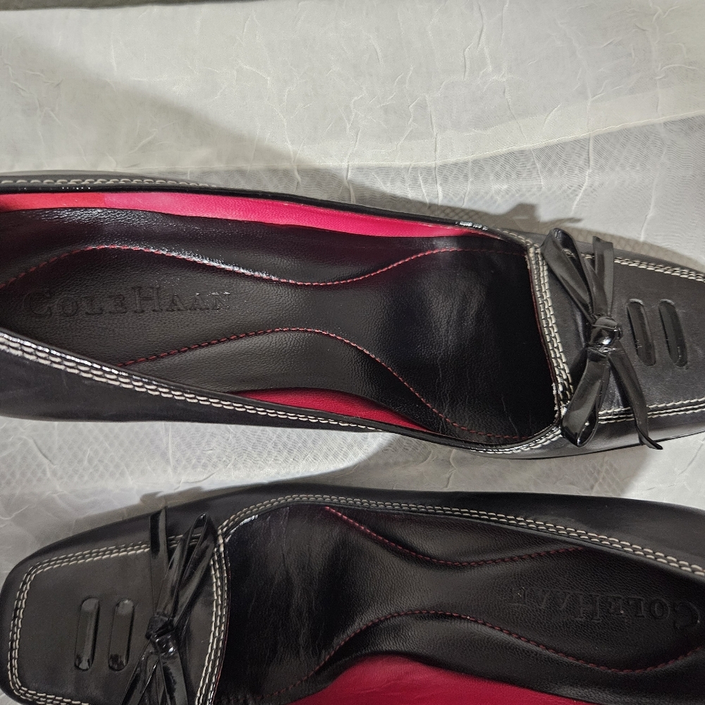 Black Cole Haan Dress Shoes (7AA) - Picture 2 of 13